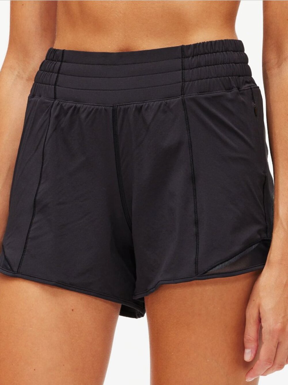 Lululemon Athletica Hotty Hot Women’s Black Active Shorts, Size 4
